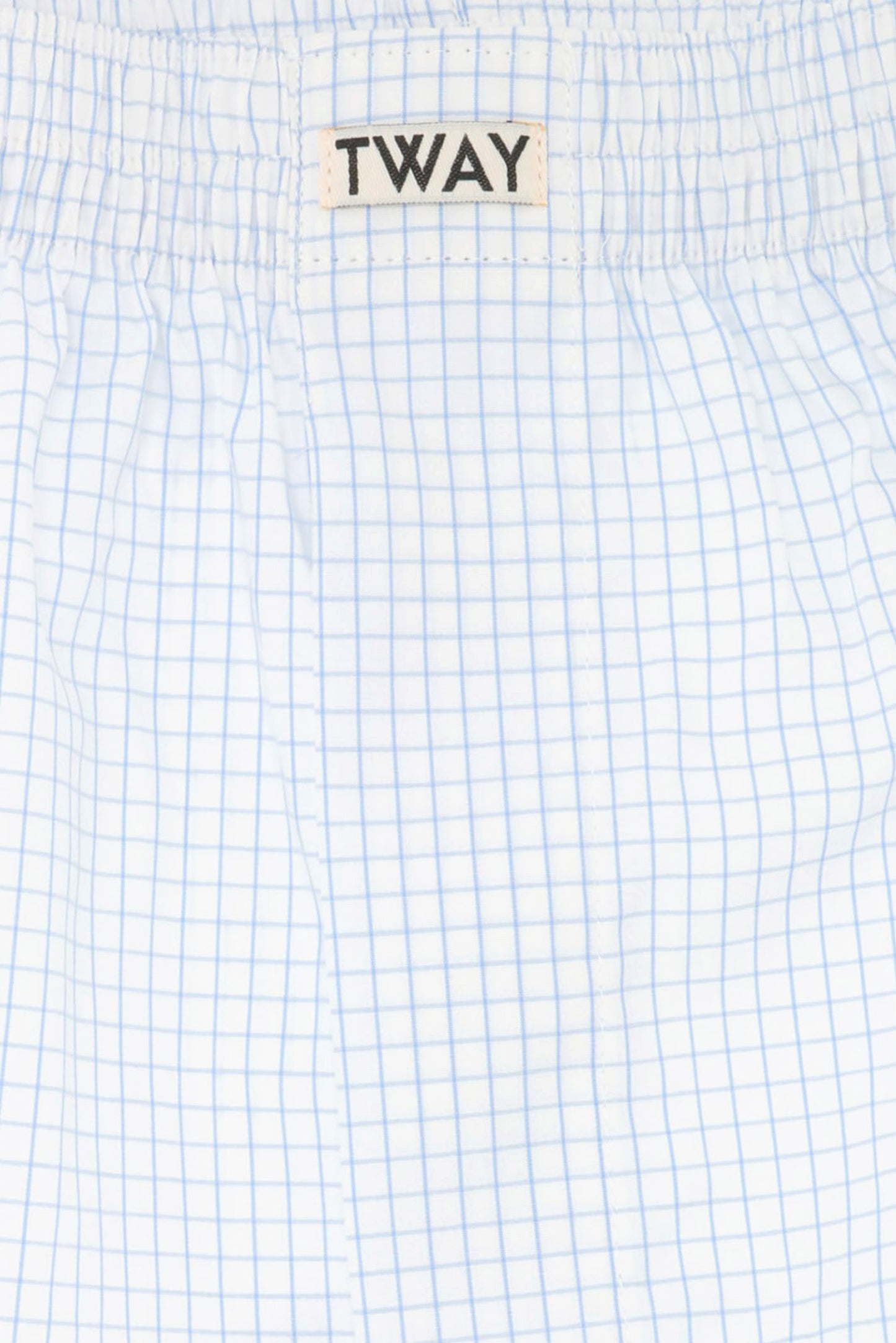 CALZONCILLOS DE CUADROS BLANCOS Y AZULES BÓXER