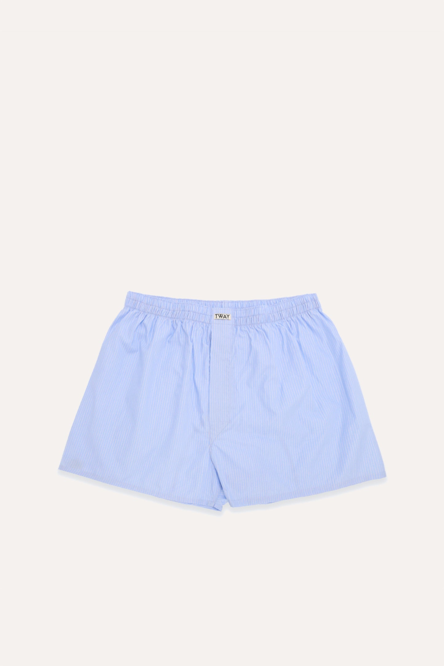 CALZONCILLOS DE RAYAS FINAS AZULES BÓXER