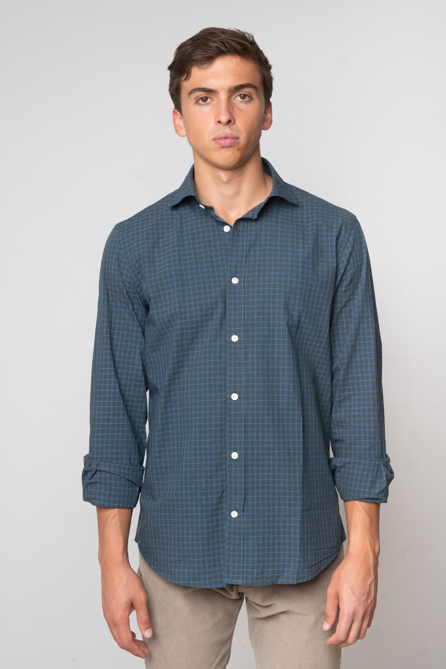 CAMISA VERDE DE CUADROS