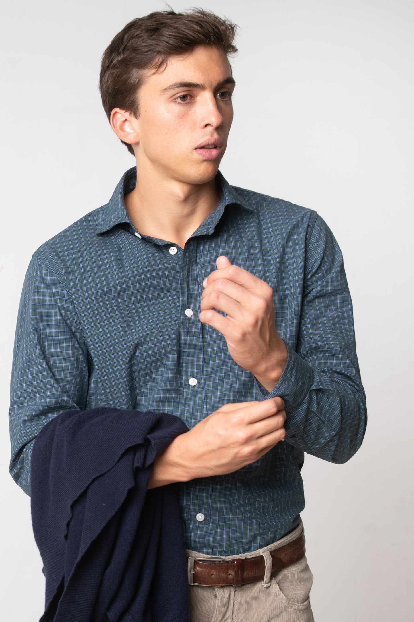 CAMISA VERDE DE CUADROS