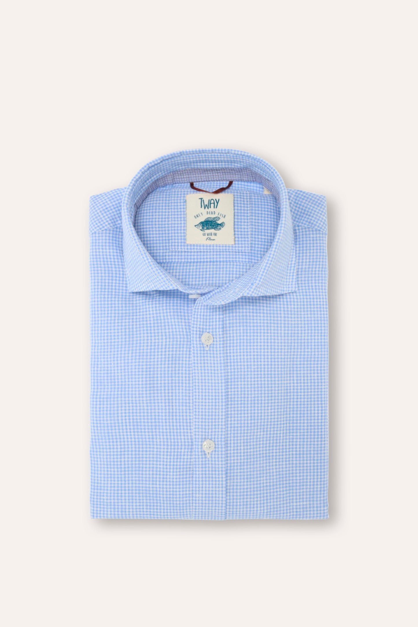 Camisa cuadros azul Tway
