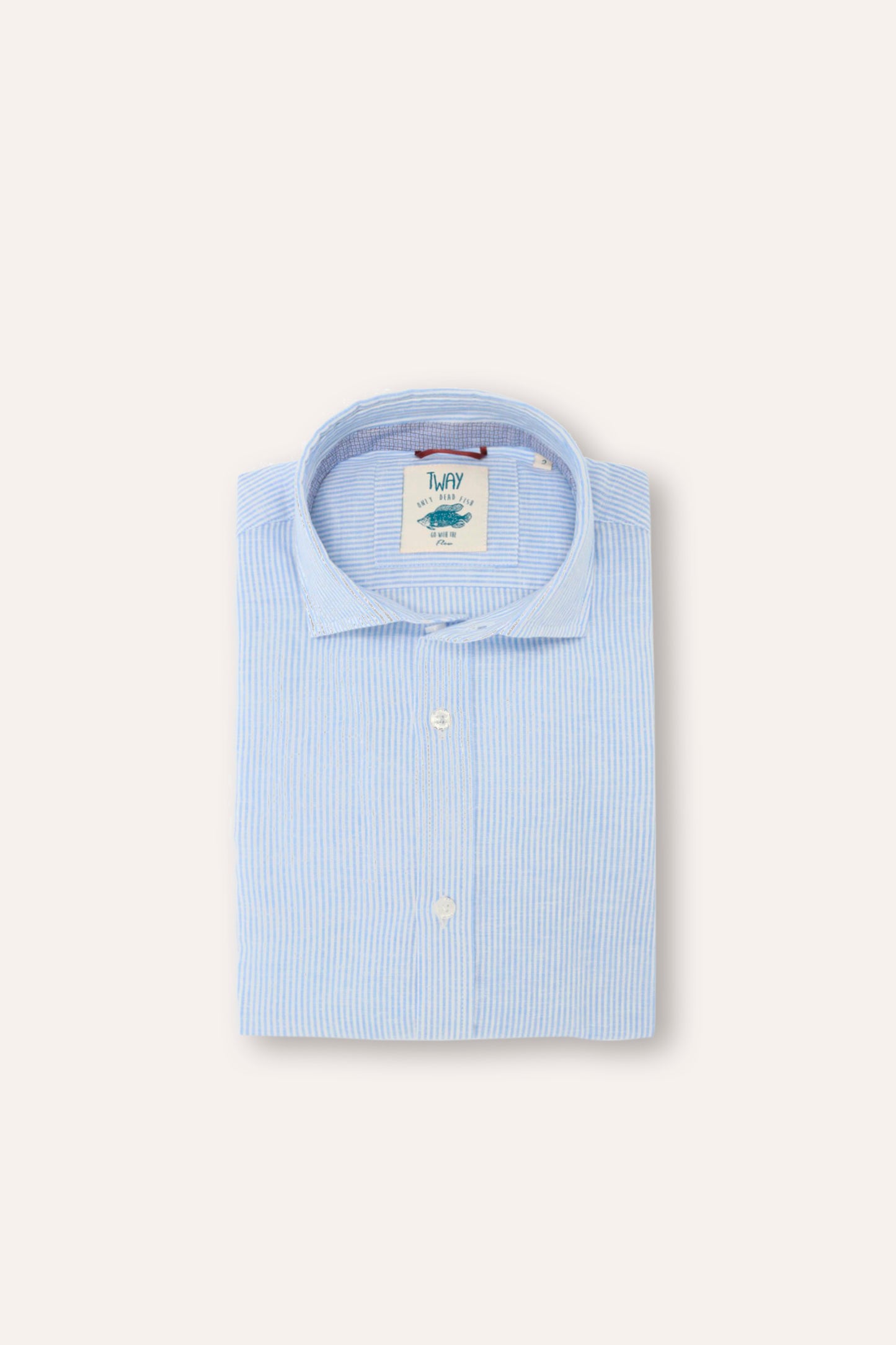 Camisa Rayas Azul Tway