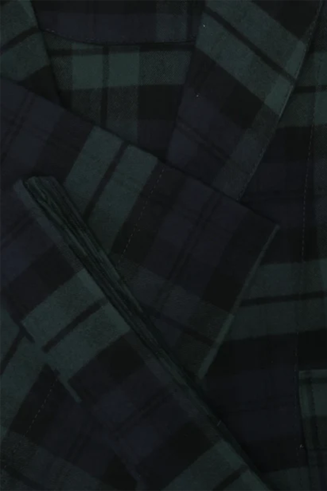 BATA ESCOCÉS AZUL Y VERDE