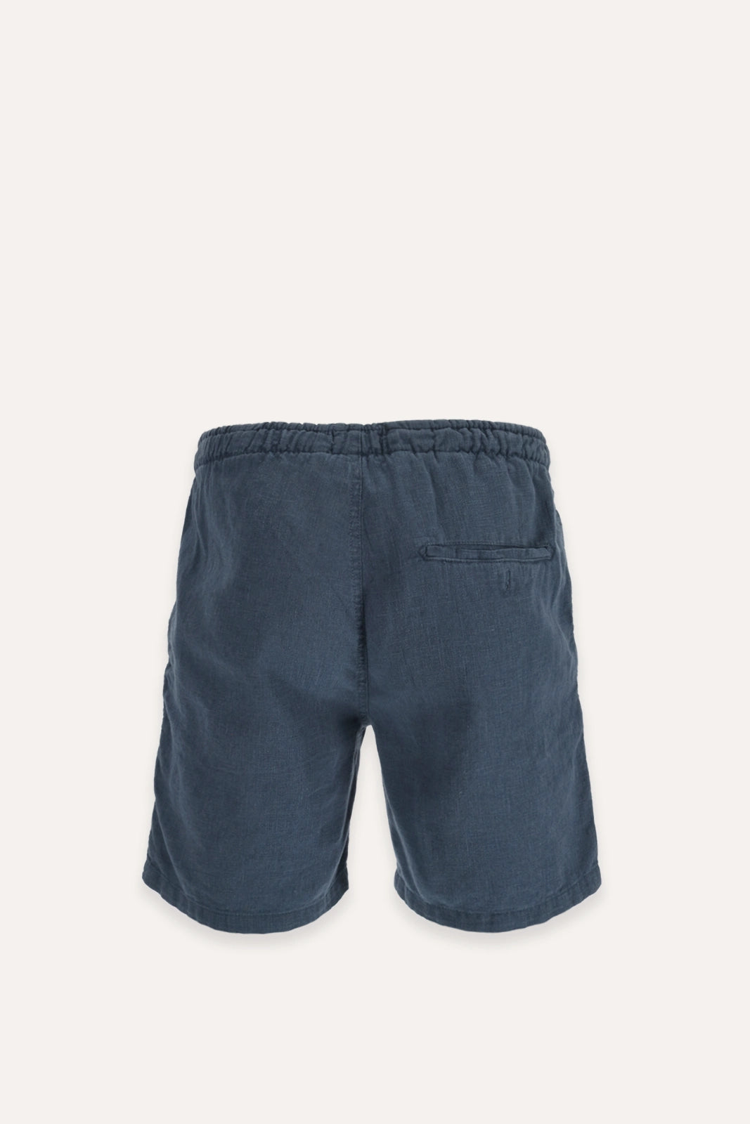 BERMUDAS DE LINO AZUL
