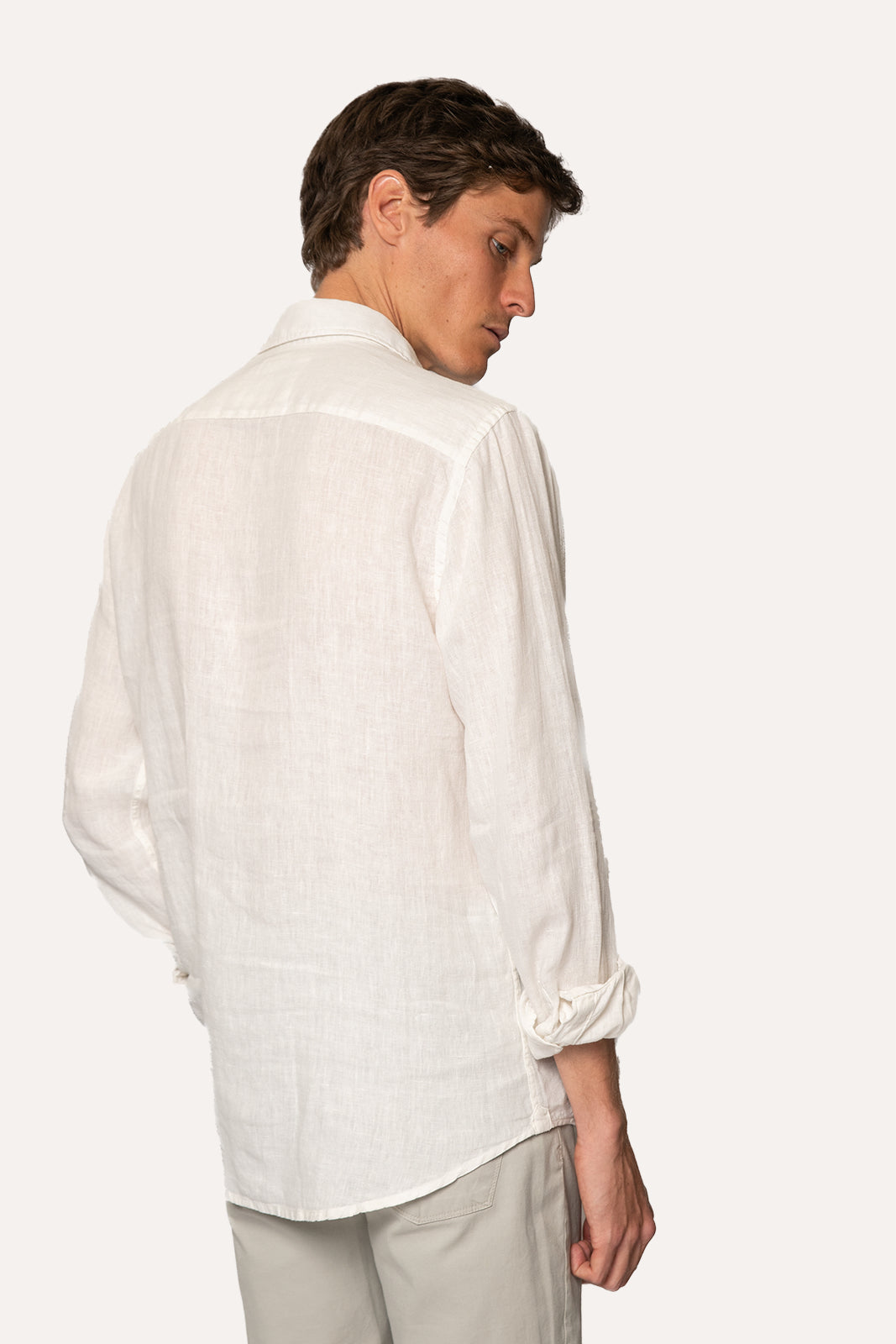 CAMISA DE LINO BLANCO