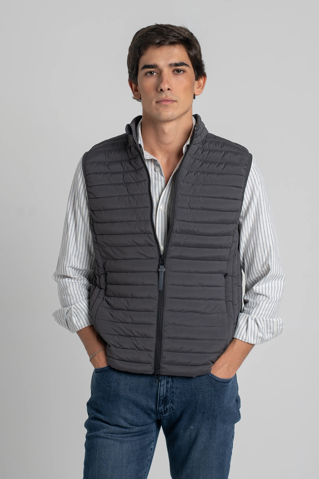 CHALECO ACOLCHADO GRIS HOMEWARD