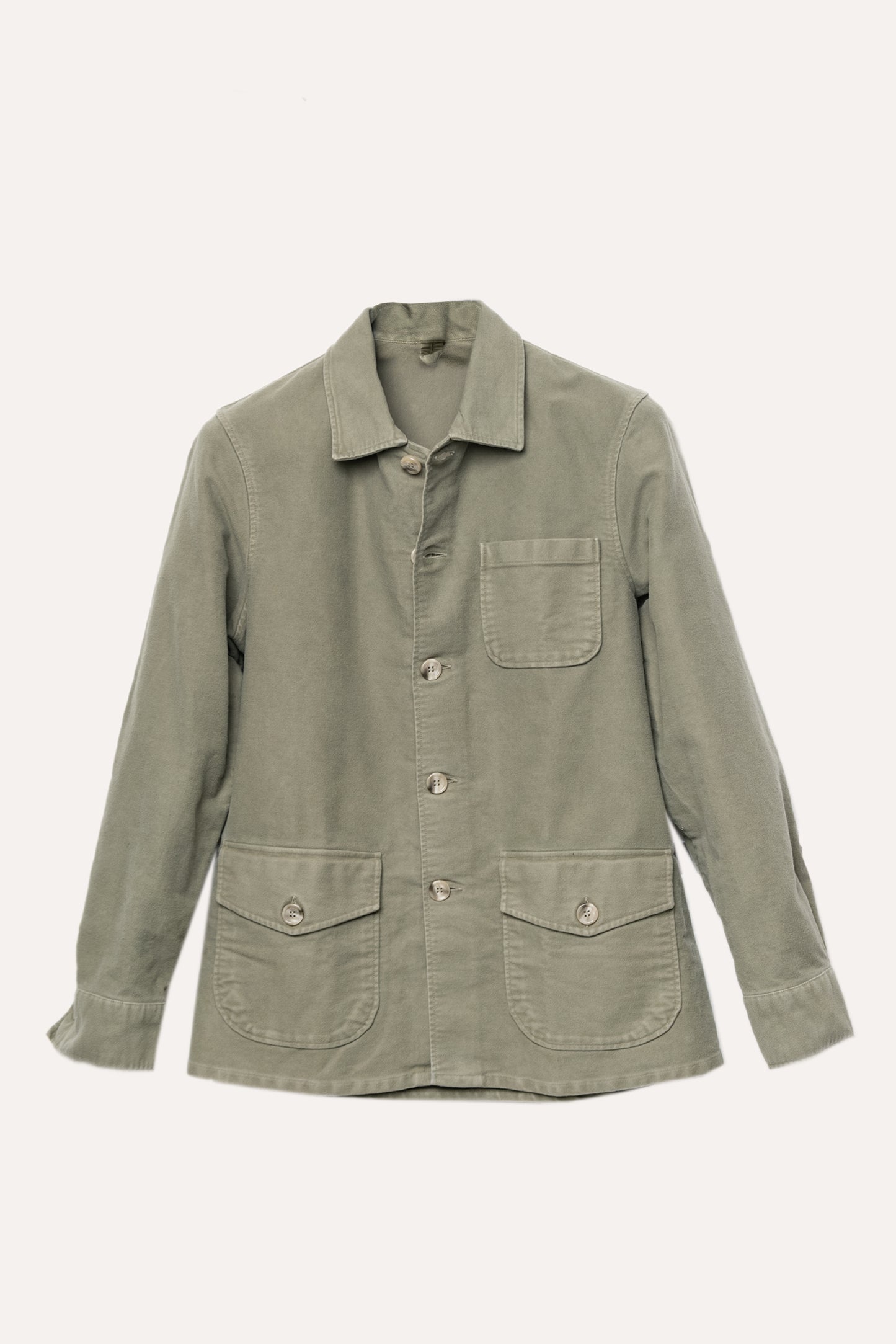 CHAQUETA SAHARIANA MOLESKI VERDE