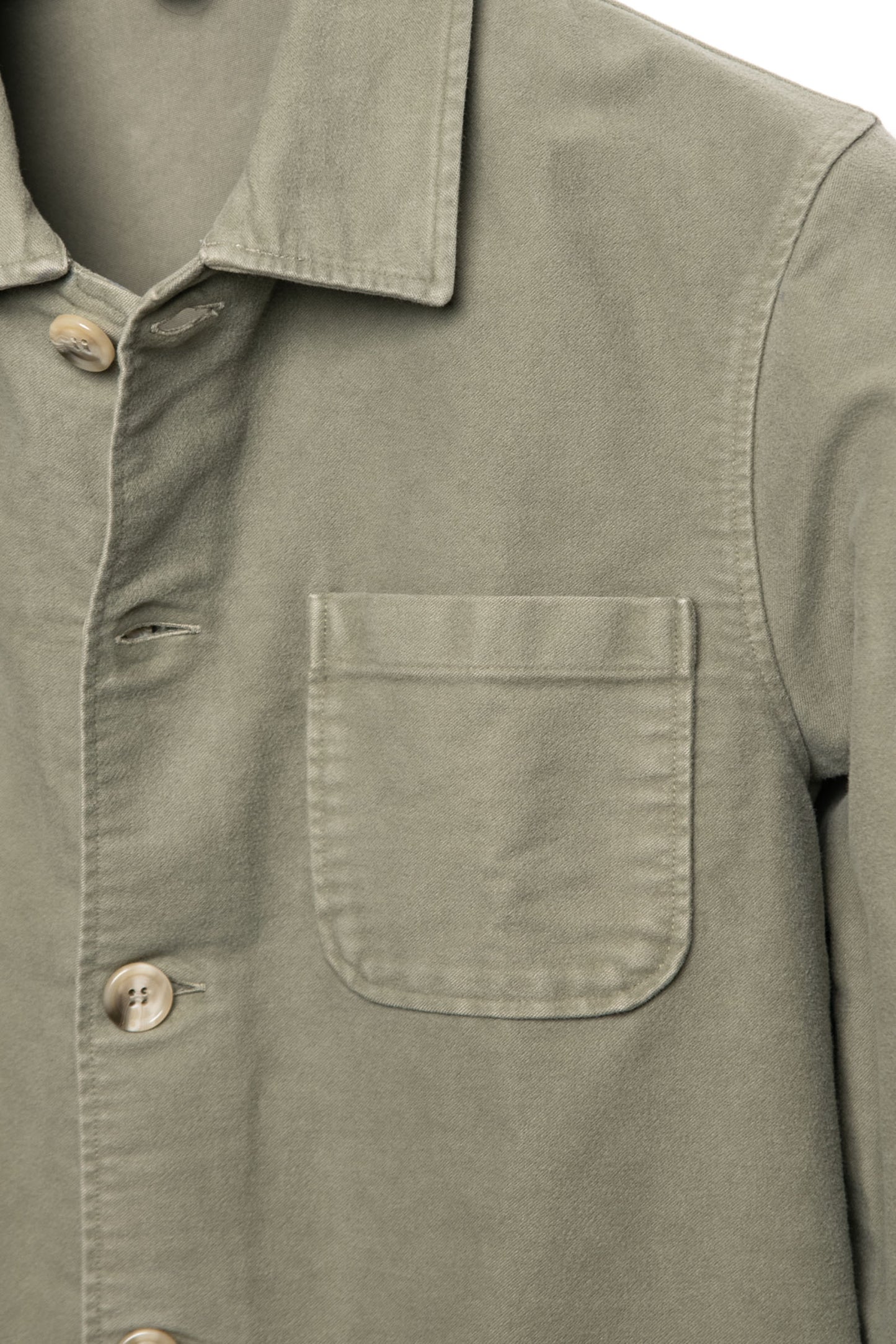 CHAQUETA SAHARIANA MOLESKI VERDE