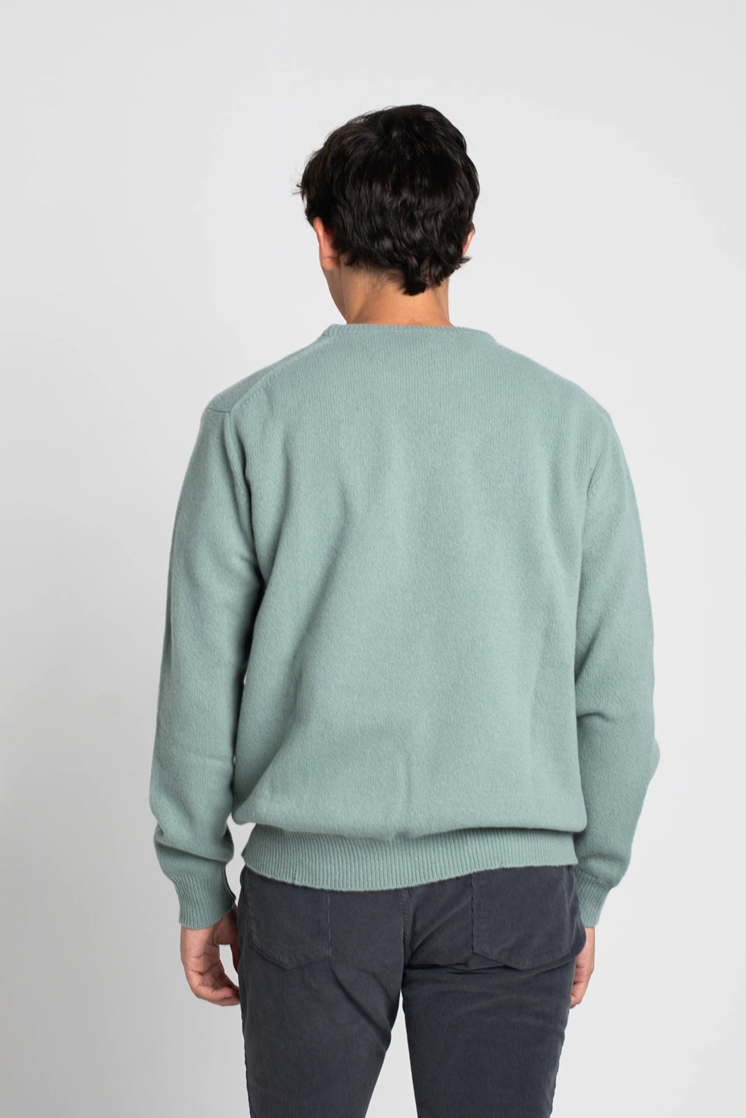 JERSEY CUELLO A CAJA VERDE AGUA