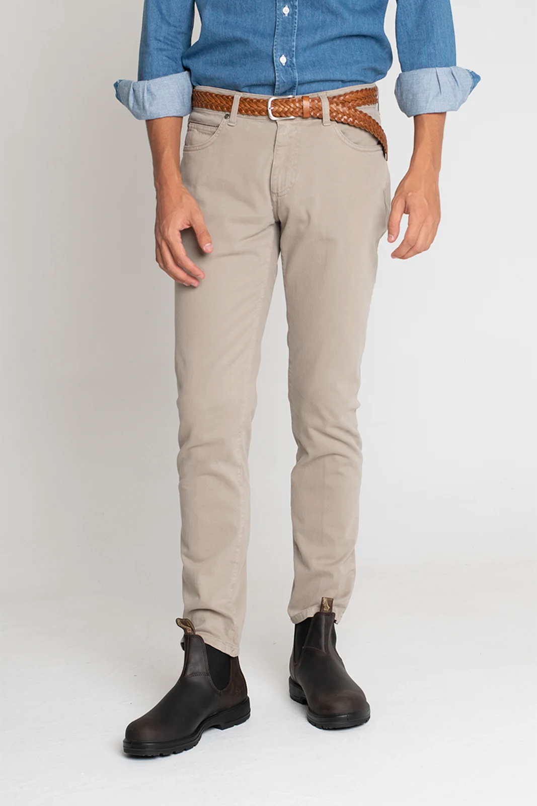 PANTALÓN 5 BOLSILLOS BEIGE