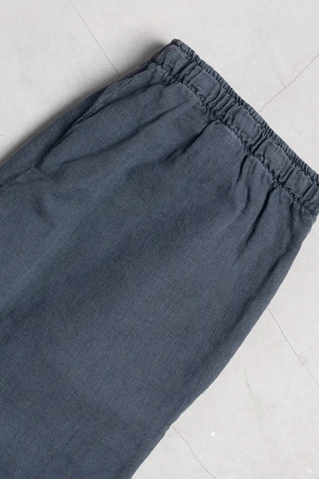 PANTALÓN LINO AZUL OSCURO