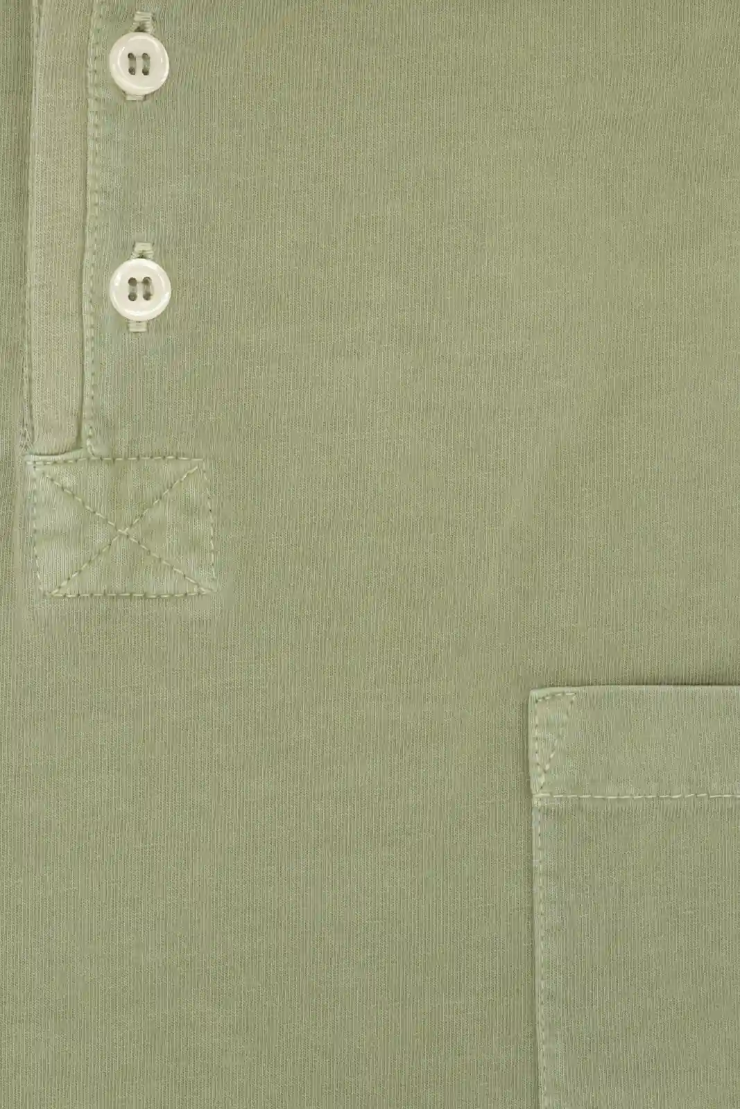 POLO MANGA LARGA JERSEY VERDE OLIVA