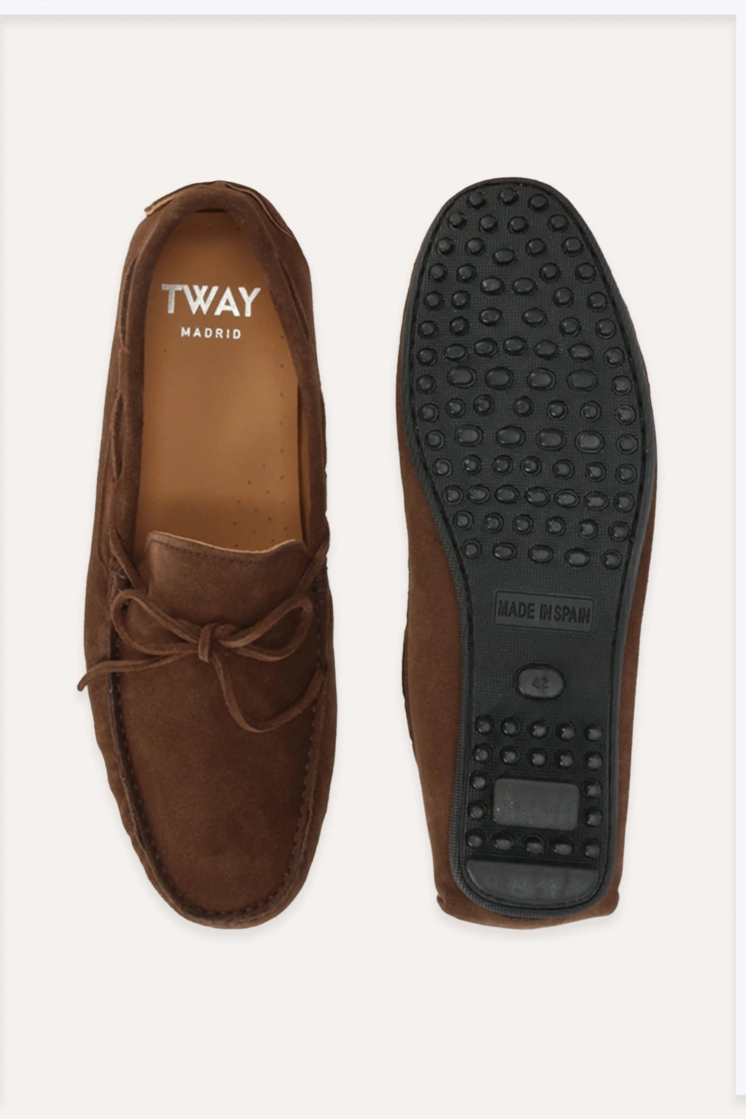 MOCASINES LAZO SERRAJE MARRÓN