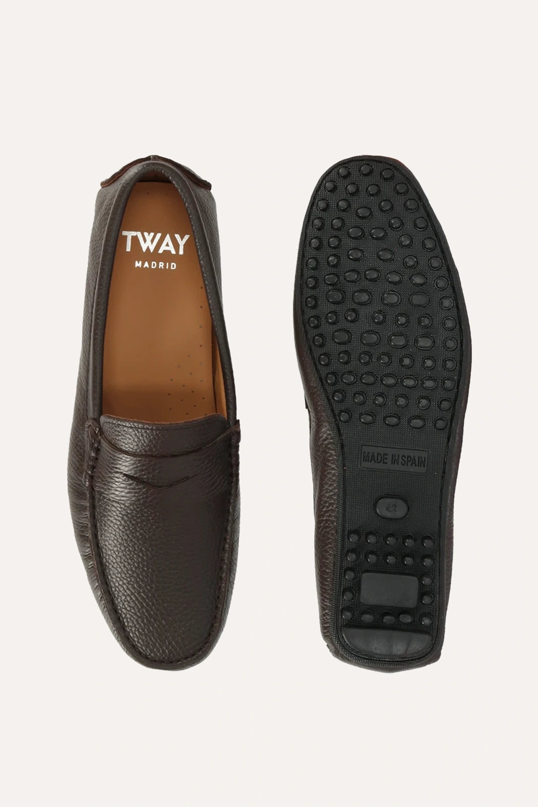 MOCASINES ANTIFAZ PIEL MARRÓN