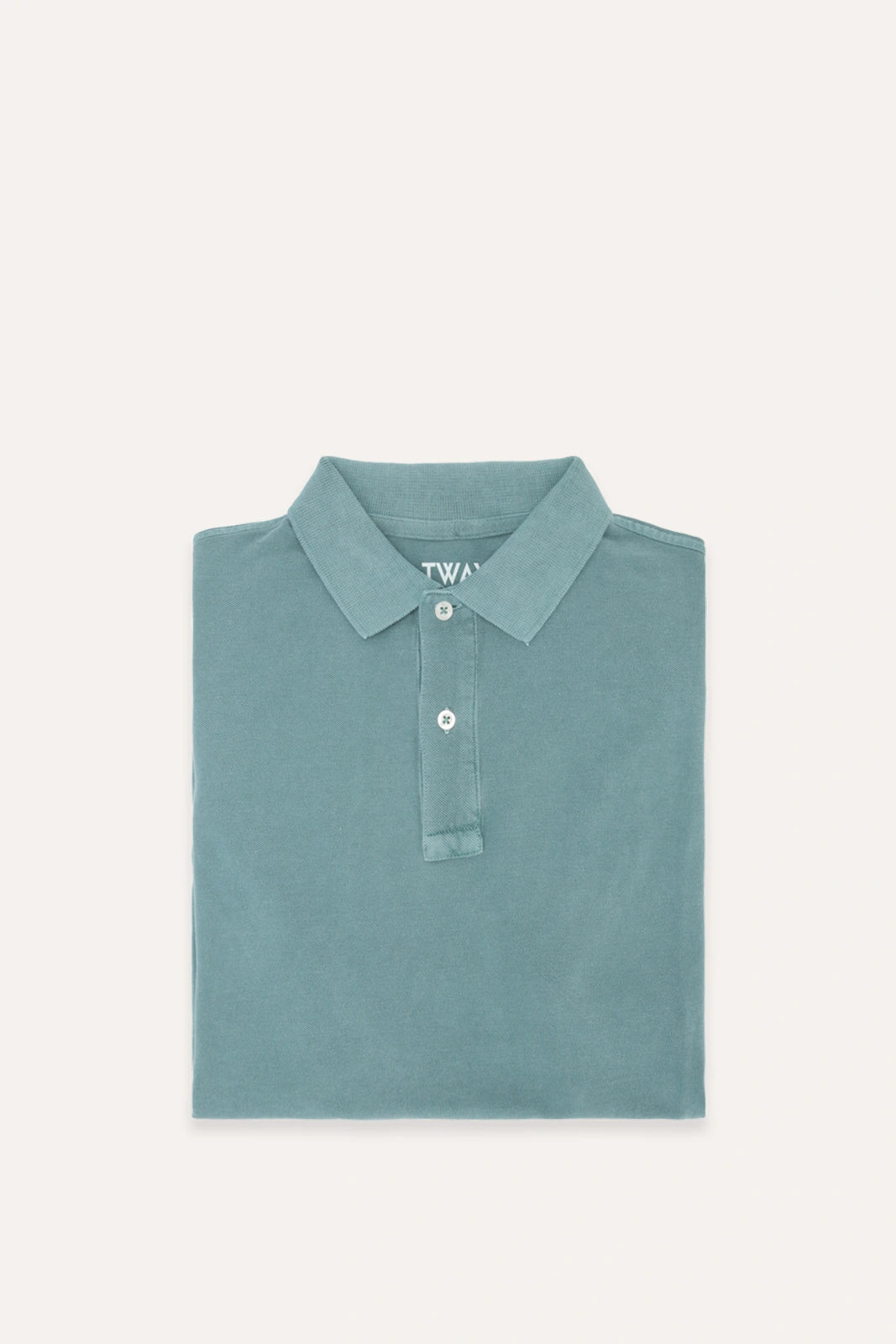 POLO MANGA CORTA PIQUÉ VERDE