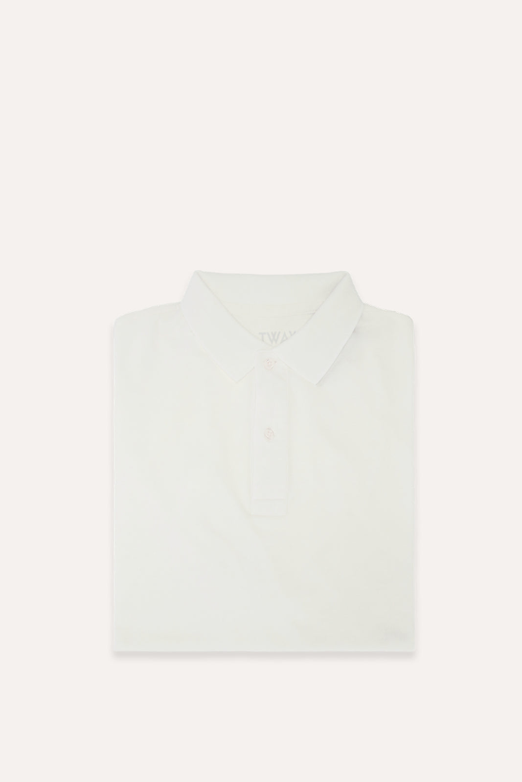 POLO MANGA CORTA PIQUÉ BLANCO