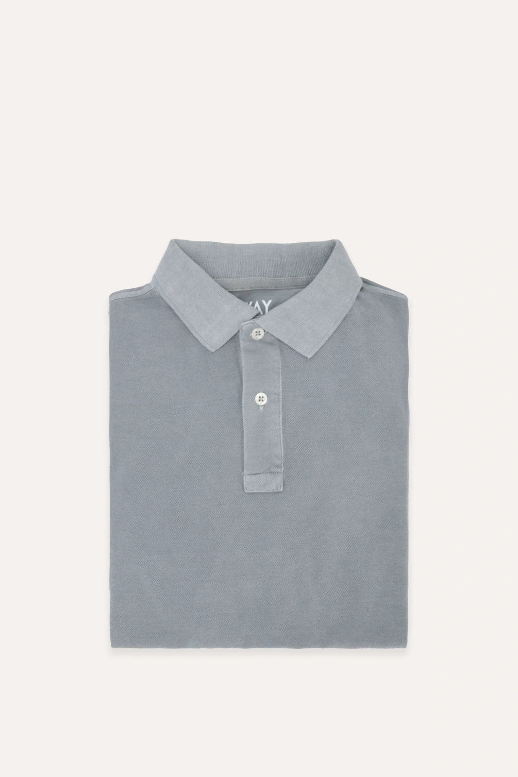 POLO MANGA CORTA PIQUÉ GRIS