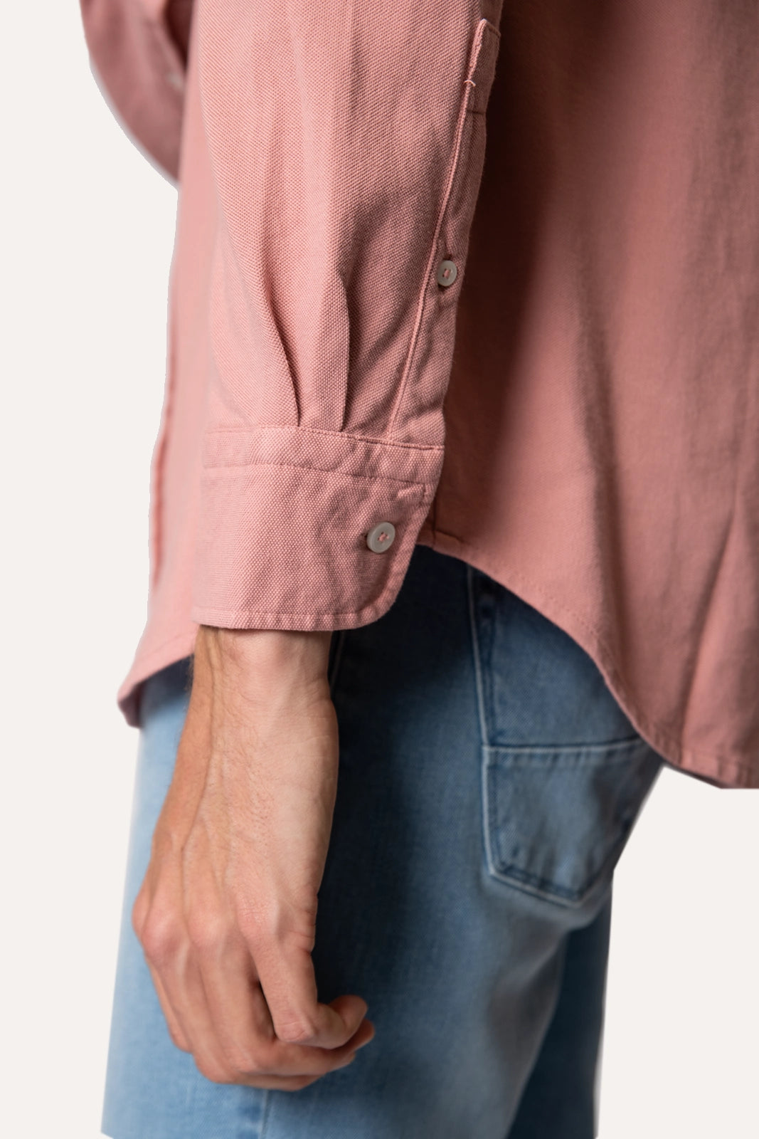 CAMISA DE PIQUÉ ROSA