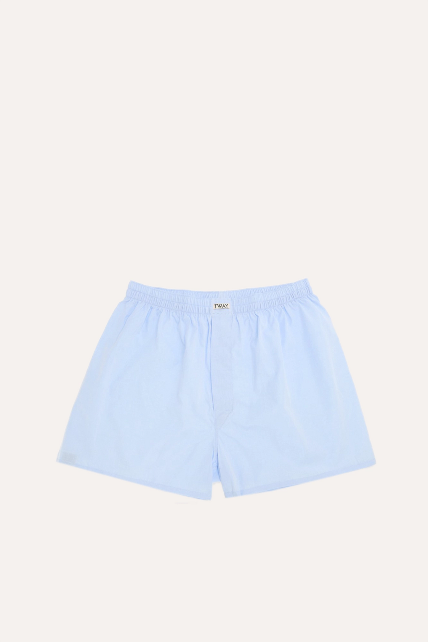 CALZONCILLOS BLANCOS CON CUADROS AZULES BÓXER