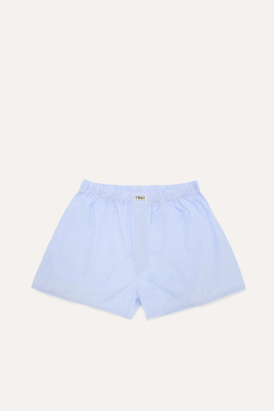 CALZONCILLOS DE CUADROS BLANCOS BÓXER