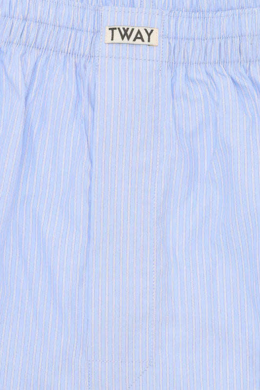 CALZONCILLOS DE RAYAS FINAS AZULES BÓXER