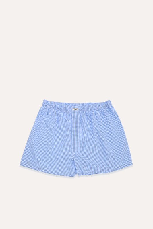 CALZONCILLOS DE CUADROS AZULES BÓXER