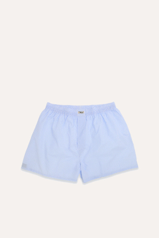 CALZONCILLOS DE ROMBOS AZUL BÓXER
