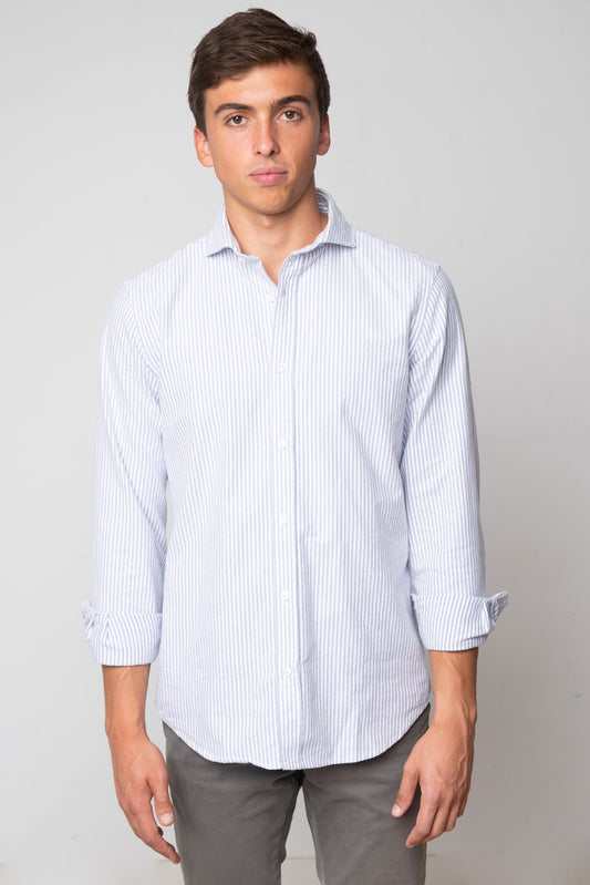 CAMISA DE RAYAS AZULES