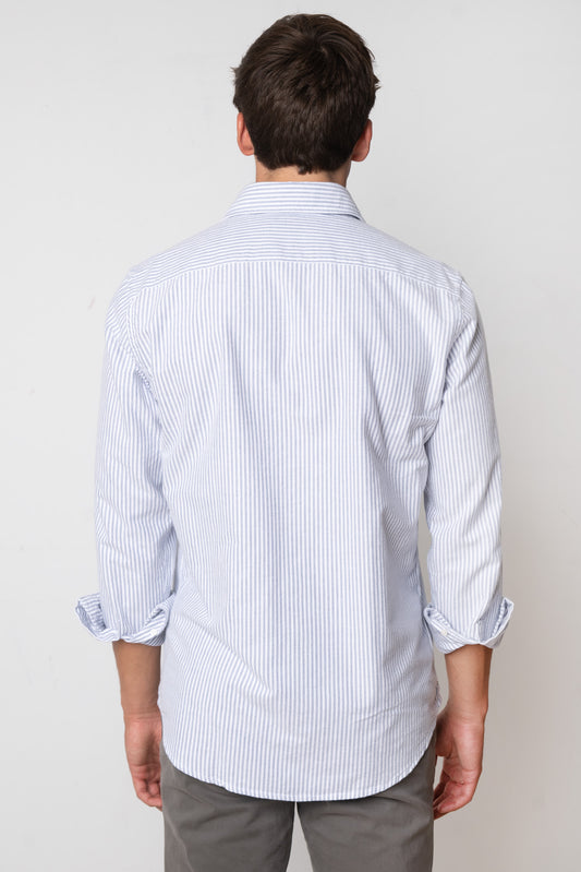 CAMISA DE RAYAS AZULES