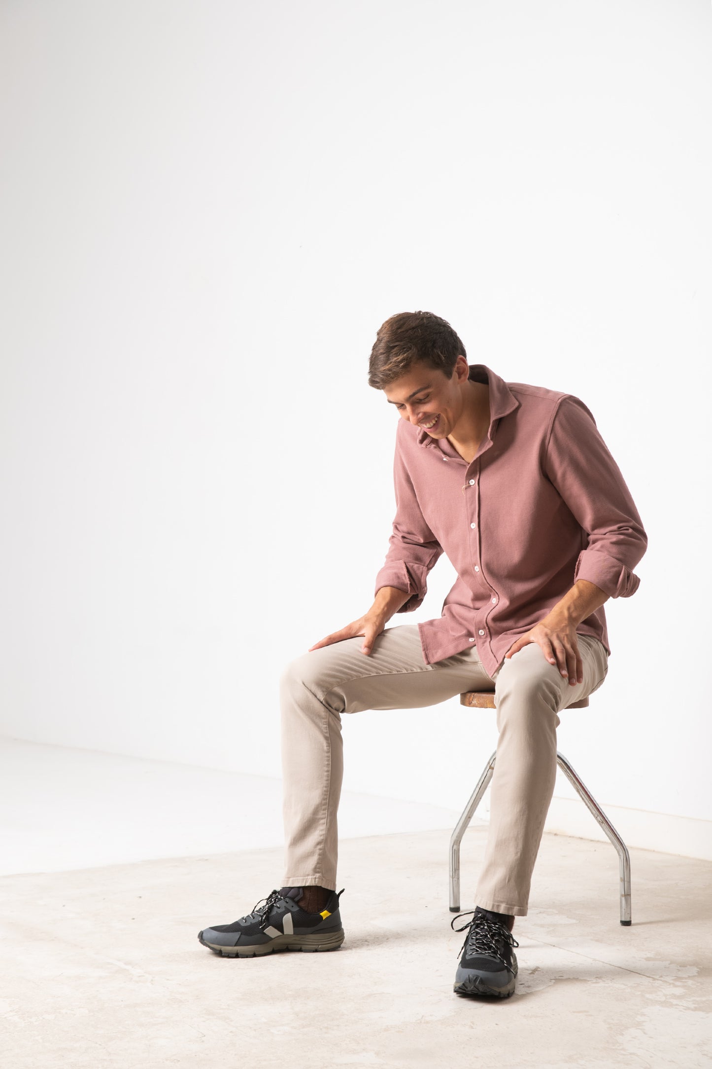 CAMISA DE PIQUÉ ROSA
