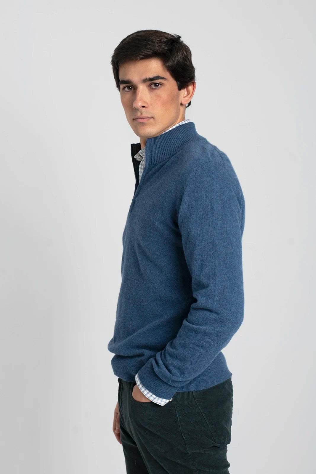 JERSEY CREMALLERA AZUL