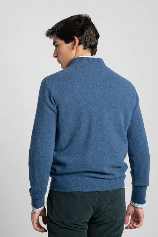 JERSEY CREMALLERA AZUL