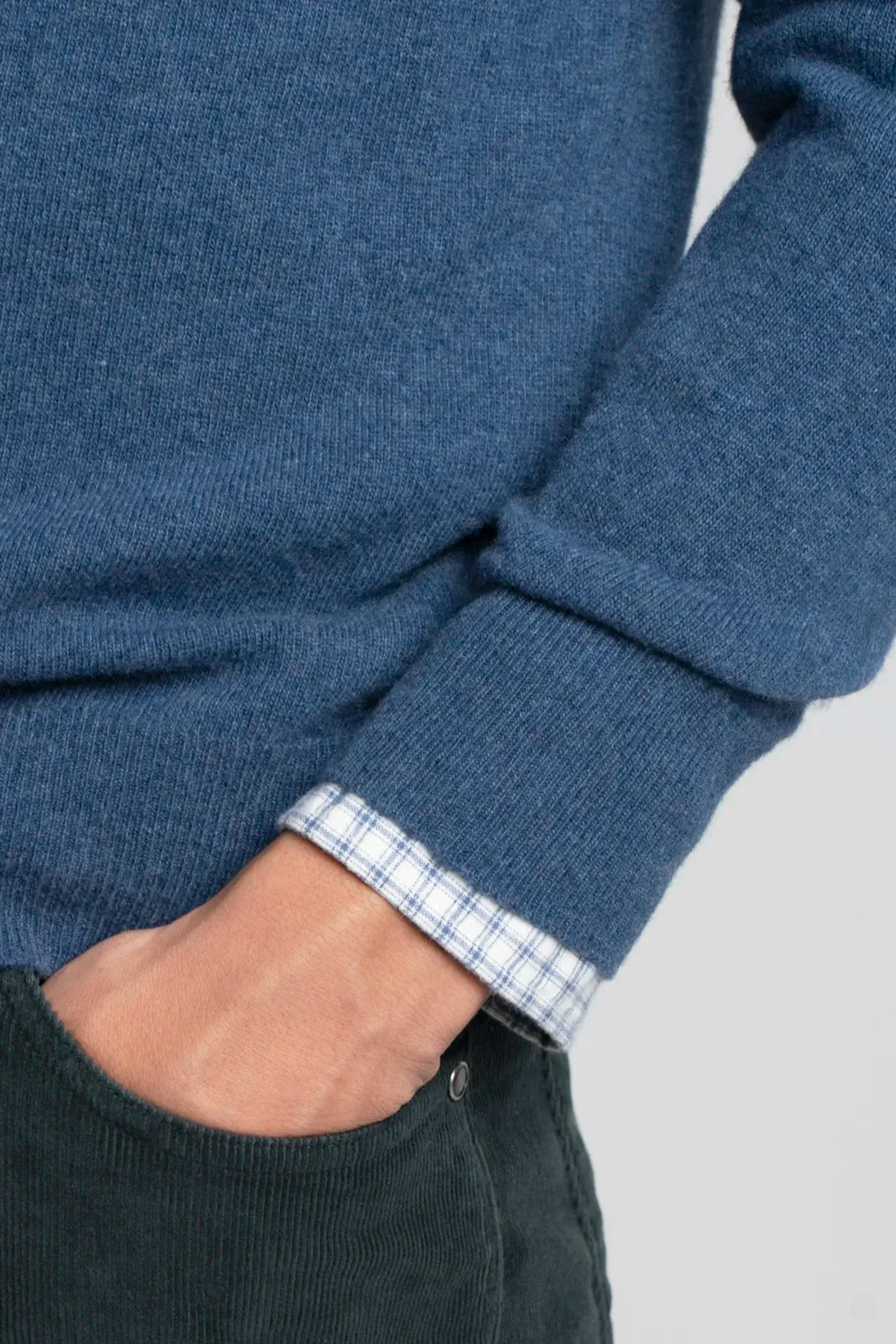 JERSEY CREMALLERA AZUL