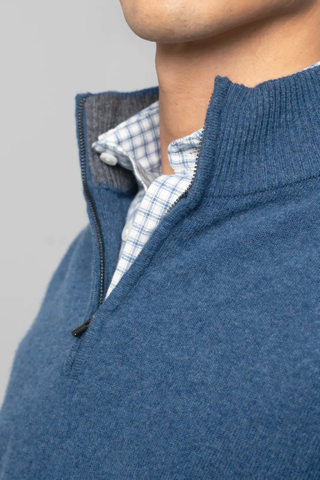 JERSEY CREMALLERA AZUL