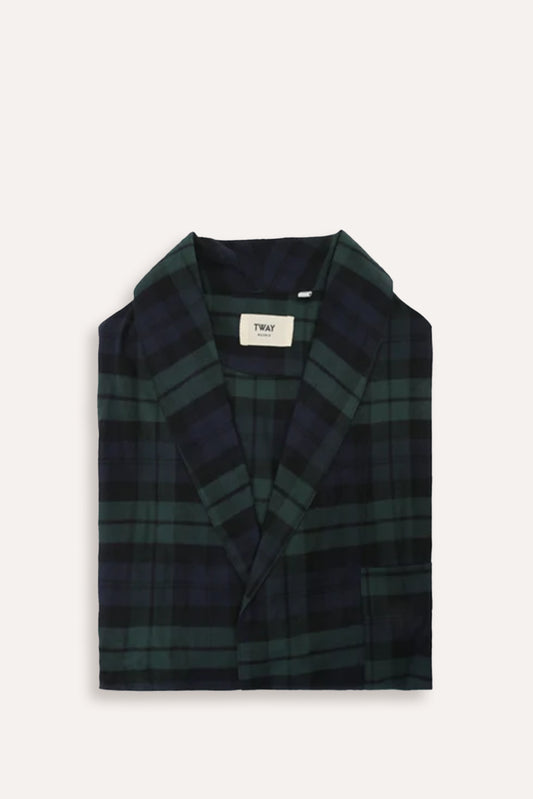 BATA ESCOCÉS AZUL Y VERDE