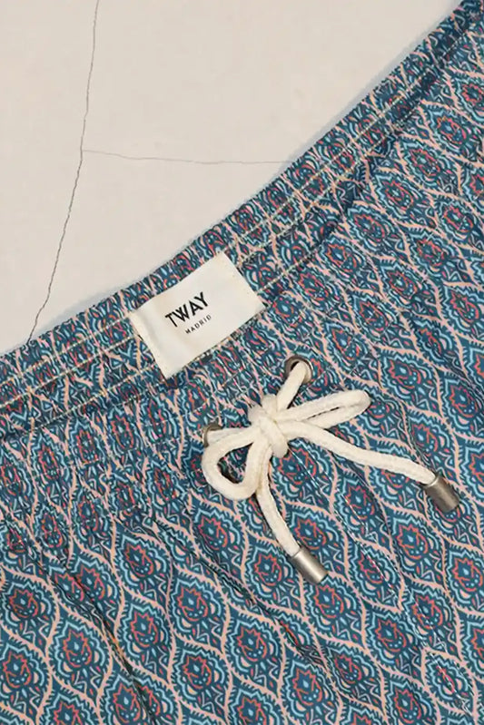 TRAJE DE BAÑO INDIO AZUL