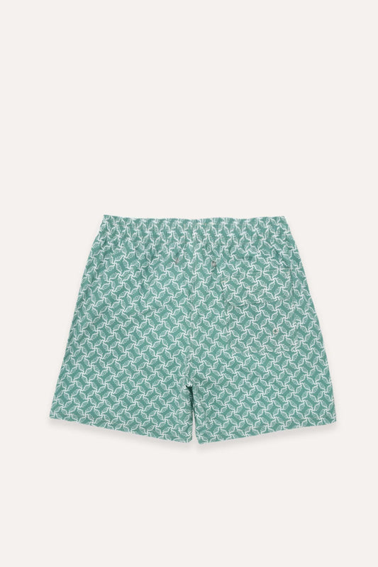TRAJE DE BAÑO ÉTNICO VERDE