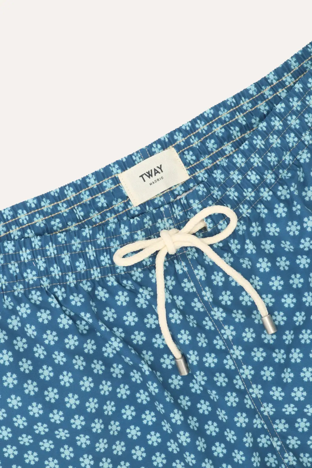 TRAJE DE BAÑO FLOR AZUL