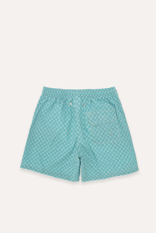 TRAJE DE BAÑO GEOMÉTRICO VERDE