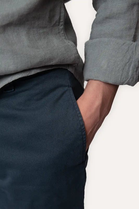 BERMUDAS CHINO AZULES