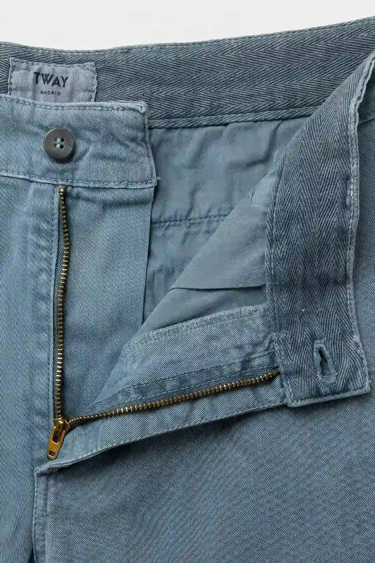 BERMUDAS CHINO AZUL VERDOSO