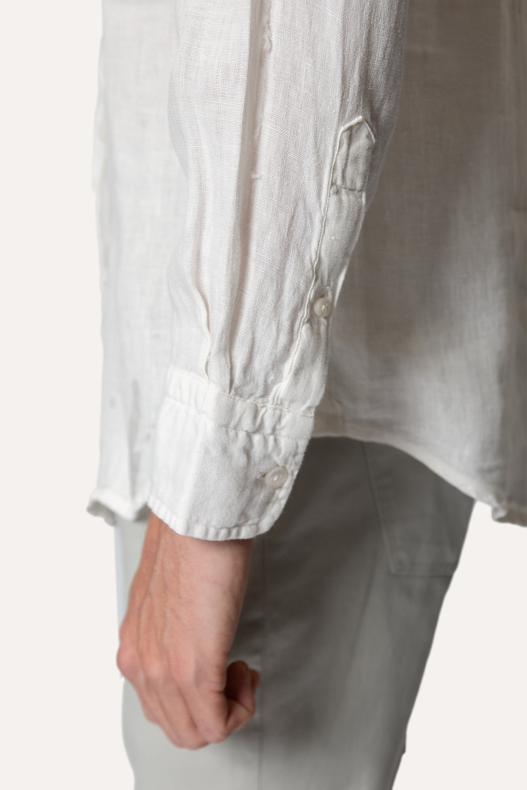 CAMISA DE LINO BLANCO