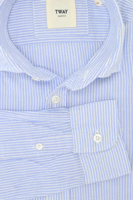 CAMISA DE RAYAS AZULES