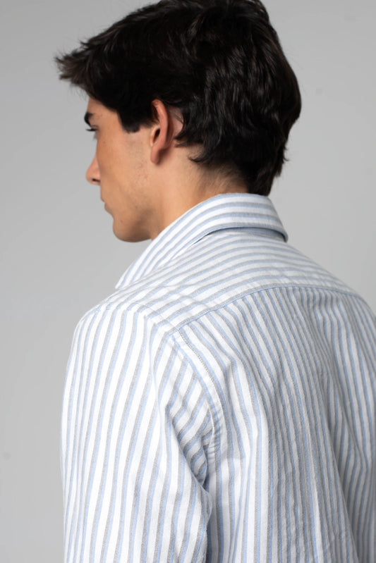 CAMISA BLANCA CON DOBLE RAYA