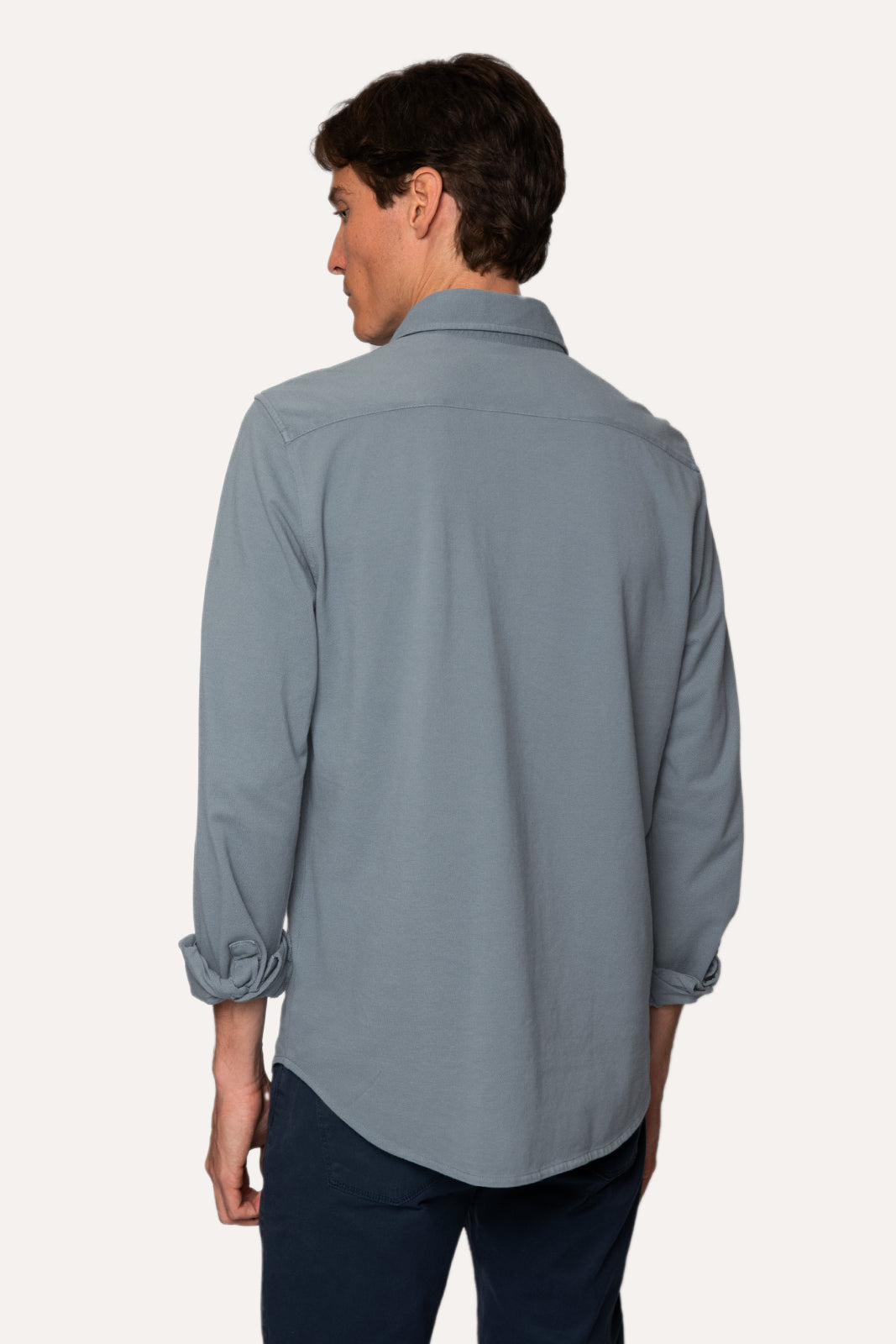 CAMISA PIQUÉ GRIS