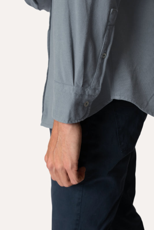 CAMISA PIQUÉ GRIS