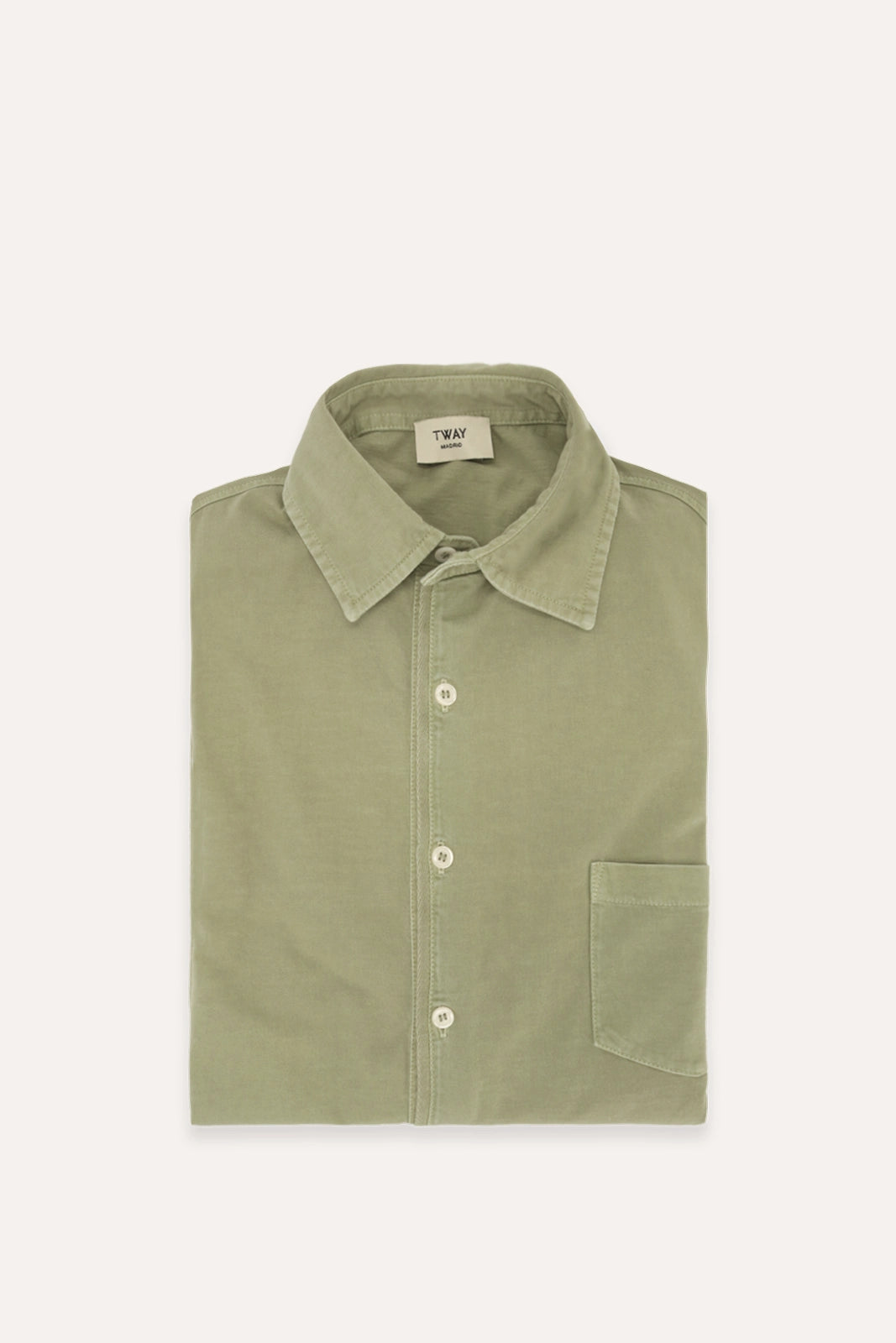 CAMISA JERSEY VERDE OLIVA