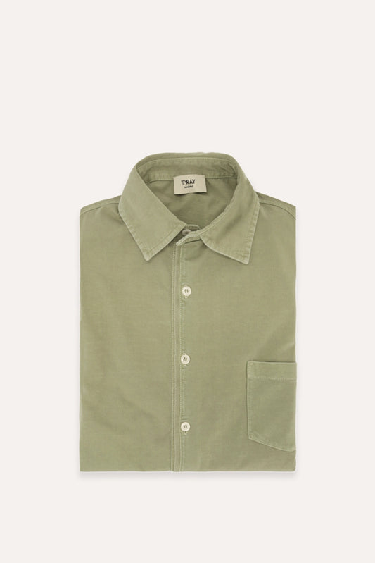 CAMISA JERSEY VERDE OLIVA