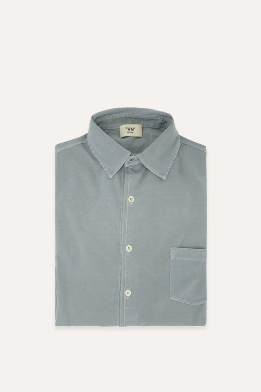 CAMISA JERSEY AZUL VERDOSO