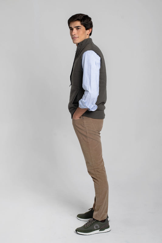 CHALECO STUART VERDE ECOLAF